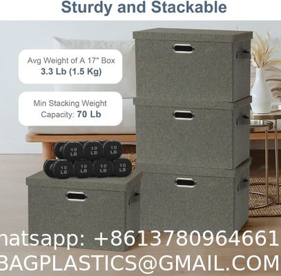 Closet Storage Fabric Storage Bins for Shelves Stackable Clothes Storage Bins With Lids,Closet Organizers Fabric Printing Box For Home Office,Blanket Clothes Organizers, Under Bed Storage Containers