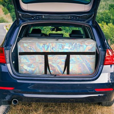 Large Moving Bags With Zipper And Handles Foldable Storage Duffle Bags Heavy Duty Extra Large Totes For College Dorm Travel Clothes Blankets Bedding Moving (Iridescent)