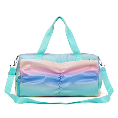 Travel Duffle Bag, Waterproof Sport Tote Gym Bag For Women Men, Overnight Weekender Carry On Bag With Wet Pocket