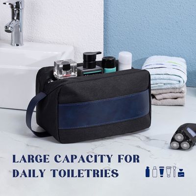 Sustainable Travel Toiletry Bag - Large Toiletry Bag For Men, Water Resistant Skincare Bag, Travel Bag For Toiletries