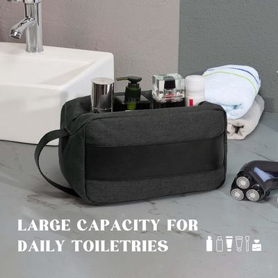 Sustainable Travel Toiletry Bag - Large Toiletry Bag For Men, Water Resistant Skincare Bag, Travel Bag For Toiletries