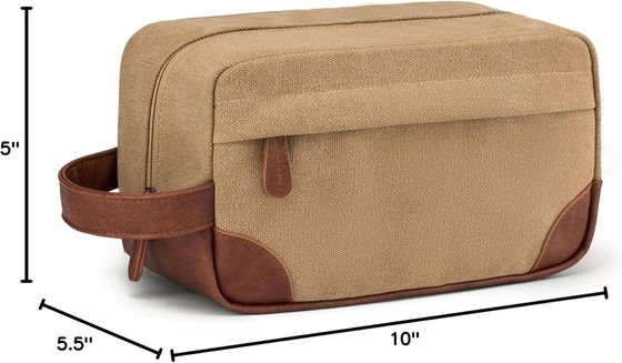 Travel Toiletry Bag For Women And Men, Water-Resistant Shaving Bag For Toiletries Accessories, Foldable Storage Bags With Divider And Handle For Cosmetics Toiletries Brushes Tools
