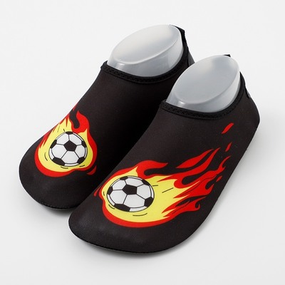 New Children'S Beach Shoes With Cartoon Soft Soles And Non-Slip Printing, Outdoor Wading And Creek Tracing Shoes, Indoor Socks And Shoe Covers