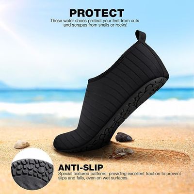 Summer Water Shoes Aqua Beach Shoes Sea Swimming Shoes Beach socks, snorkeling shoe covers, universal equipment for swimming and diving socks, snorkeling and swimming sock covers, non-slip (Lycra)