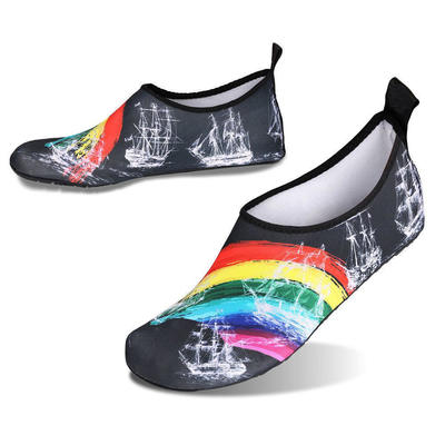Summer Water Shoes Aqua Beach Shoes Sea Swimming Shoes Beach socks, snorkeling shoe covers, universal equipment for swimming and diving socks, snorkeling and swimming sock covers, non-slip (Lycra)