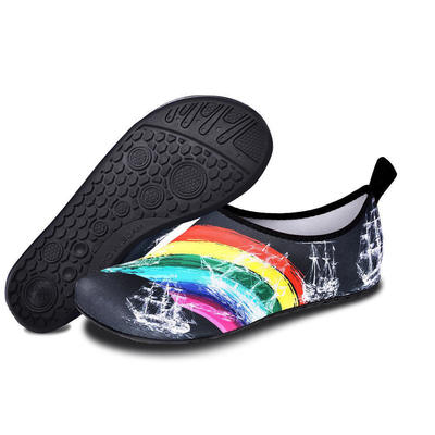 Summer Water Shoes Aqua Beach Shoes Sea Swimming Shoes Beach socks, snorkeling shoe covers, universal equipment for swimming and diving socks, snorkeling and swimming sock covers, non-slip (Lycra)