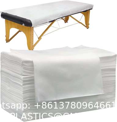 Eco-Friendly Medical Nonwoven Fabric Disposable Waterproof Hospital Bed Sheet Disposable Sheets Sheets Waterproof Massage Table Sheets Non Woven Fabric SPA Bed