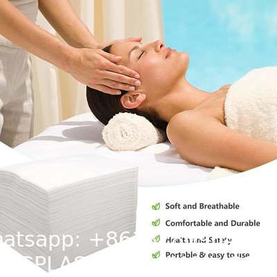 Eco-Friendly Medical Nonwoven Fabric Disposable Waterproof Hospital Bed Sheet Disposable Sheets Sheets Waterproof Massage Table Sheets Non Woven Fabric SPA Bed