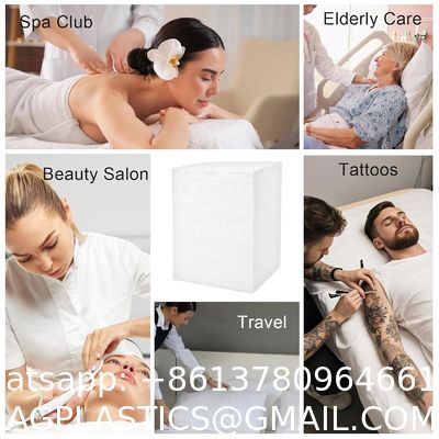 Eco-Friendly Medical Nonwoven Fabric Disposable Waterproof Hospital Bed Sheet Disposable Sheets Sheets Waterproof Massage Table Sheets Non Woven Fabric SPA Bed