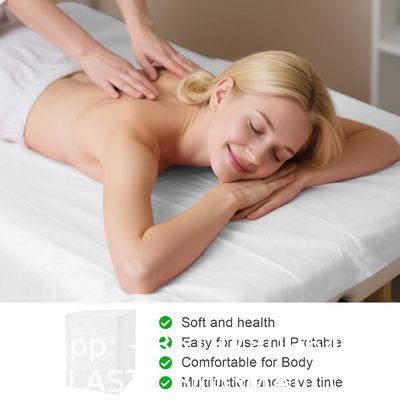 Eco-Friendly Medical Nonwoven Fabric Disposable Waterproof Hospital Bed Sheet Disposable Sheets Sheets Waterproof Massage Table Sheets Non Woven Fabric SPA Bed