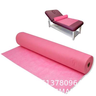 environmentally friendly, convenient, efficient, Hotel Home Beauty Room Use PP Non-Woven Beauty Massage Bed Sheets Disposable Waterproof Hospital Medical Bed Sheet Roll