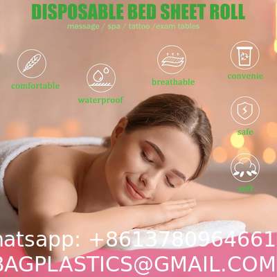 environmentally friendly, convenient, efficient, Hotel Home Beauty Room Use PP Non-Woven Beauty Massage Bed Sheets Disposable Waterproof Hospital Medical Bed Sheet Roll