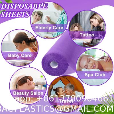 environmentally friendly, convenient, efficient, Hotel Home Beauty Room Use PP Non-Woven Beauty Massage Bed Sheets Disposable Waterproof Hospital Medical Bed Sheet Roll