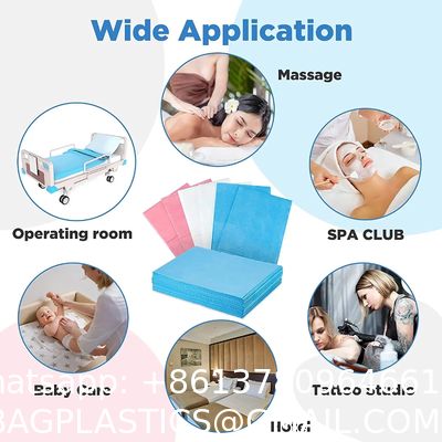environmentally friendly, convenient, efficient, Hotel Home Beauty Room Use PP Non-Woven Beauty Massage Bed Sheets Disposable Waterproof Hospital Medical Bed Sheet Roll
