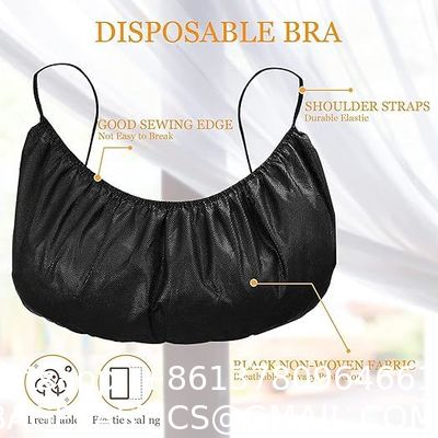 Disposable Bras and Panties Natural Disposable Bras And Panties Set Non Woven Women'S Disposable Underwear For Spa Massage Disposable Bathrobe