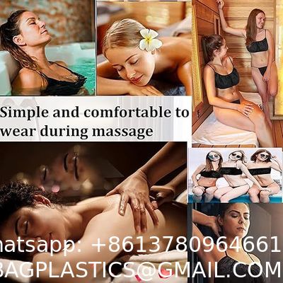 Disposable Bras and Panties Natural Disposable Bras And Panties Set Non Woven Women'S Disposable Underwear For Spa Massage Disposable Bathrobe