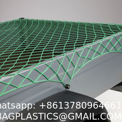 Cargo Net Stretchable, Car Exterior Accessories, Adjustable Elastic Trunk Storage Net With Hook For SUVs, Cars And Trucks Cargo Nets Durable Truck Trailer Netting UV Treatment Custom Cutting