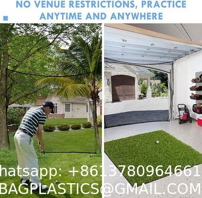 Golf Practice Net, Sports Practice Barrier Net, Heavy Duty Ball Netting Golf Hitting Net, 100% Virgin HDPE Knotless Sport Net Quality Plastic Field Fencing For Outdoor Baseball Football Practices