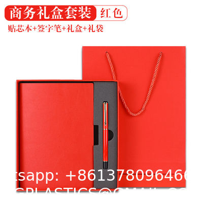 Notebook Pen Business Gift Set Luxury Notebook Gift Set A5 100 Sheets Waterproof PU Cover With Thermal Binding Open Flat Design And Custom Logo