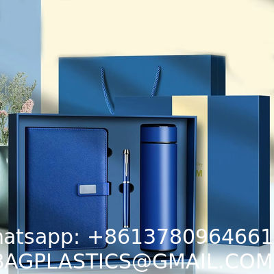 High End Gift Set Corporate Luxury Gift Promotion Items Notebook Umbrella Vacuum Flask Speaker Note Book Gift Set  Umbrella Vacuum Flask Pen USB Flash Drive Mouse Notebook Name Card Holder Bookmark