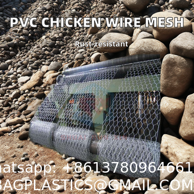 Wire, Steel Wire Mesh Roll, Versatile And Durable Garden Netting, Essential Galvanized PVC-Coated Hexagonal Chicken Wire Mesh Low Price Bulk Poultry Farm Roll Wire Welded Wire Mesh Processing Service