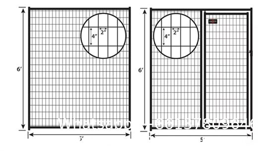 Outdoor Dog Enclosure Heavy Duty Dog Kennel House Mesh Dog Big Cage Pet Kennel Steel Fence with Secure Lock High Quality Dog Cage Dog Cages Metal Kennels