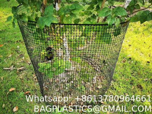 Plastic Hardware Mesh Netting, Garden Netting, Temporary Fence, Tree Guards, Safety Net For Balcony, Deck, Stair Railing, Animal Barrier, Poultry, Deer, With 50 Zip Ties