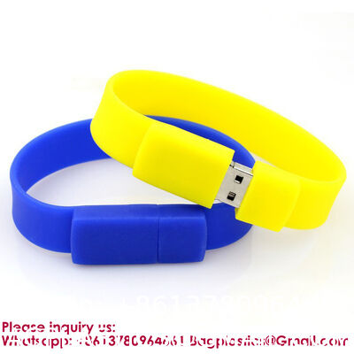 Promotional Products Portable Colorful Silicone Wristband USB Flash Drive 2gb 4gb 8gb 16gb Slap USB 32gb 64gb 128gb Memory Stick Bracelet Flash Drive
