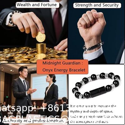 USB 3.0 Multicolor Type-C Fast Charging Data Feng Shui Bracelet Cable: Midnight Guardian · Onyx Energy Bracelet Wristband Design Charger Leather Bracelet Portable Travel Charger, Braided Cord