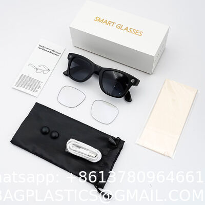 AI Smart Glasses With 8MP Camera, Real-Time Translation, 4K Video & Dual Microphone Noise Cancellation, Voice Assistant, For Travel, Vlogging, Meetings