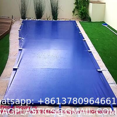 14X26ft, 16X30ft, 17X32ft, 18X34ft, 18X36ft 20x40ft Solar Pool Cover Roof Inflatable Covered Pool For Giant Rectangle Inground Pool Safety Cover – Durable, Reliable Protection Easy Installation