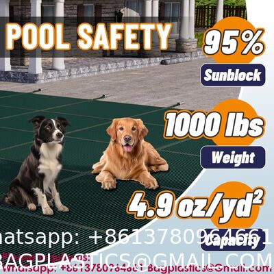 Source Manufacturers Pool Cover Polycarbonate 100% Polypropylene Solar Cover Pool With Pool Cover Accessories Swimming Pool Net Cover Above Ground Pool Cover 100% Polypropylene pp for Sun Shade