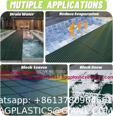 Source Manufacturers Pool Cover Polycarbonate 100% Polypropylene Solar Cover Pool With Pool Cover Accessories Swimming Pool Net Cover Above Ground Pool Cover 100% Polypropylene pp for Sun Shade