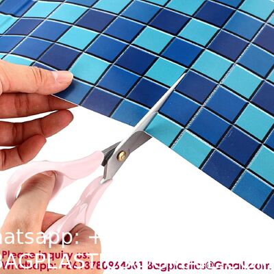 Factory UV Resistant Blue PVC Swimming Pool Plastic Vinyl Liners For Above And Below Ground Pools Reinforced PVC 1.5mm High Polymer Waterproof Membrane Pool Liner Colorful 1.5mm Small Pool Swim Fest