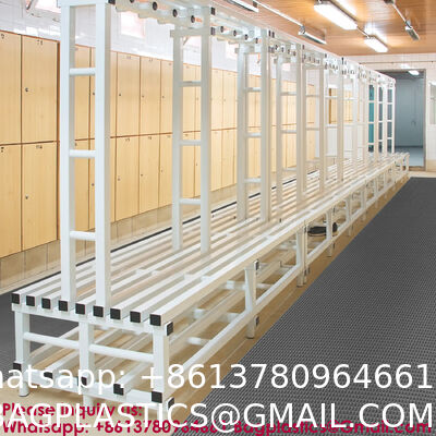 Wholesale Customised Mat Striped Machine Made Swimming Pool mat Bathroom mat Anti-Slip Eco-Friendly PVC Waterproof Floor Mats Modern Anti-slip Solid Drainage Rib Floor Mat