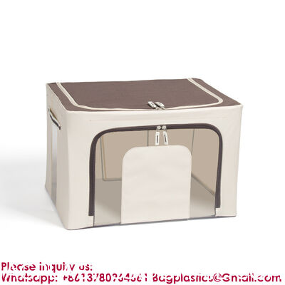 Large Storage Bags, Pack Clothes Storage Bins Foldable Closet Organizers Storage Containers With Reinforced Handle For Clothing, Blanket, Comforters, Bed Sheets, Pillows And Toys