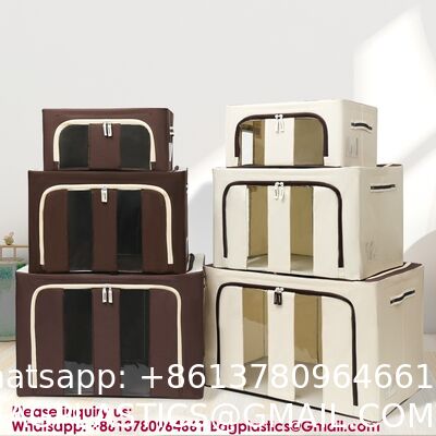 Portable Winter Large Capacity Clothes Storage Bag For Clothes Organizer Underbed Clothes Organizer Oem New Design Household Wardrobe Storage  Closet Organizers and Storage Bins