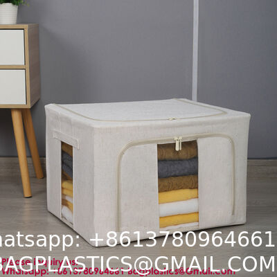 Clothes Storage Bags, 16 Gallon Storage Containers With Reinforced Handle, Sturdy Zipper, Closet Organizer For Blanket, Comforter, Pillow, Bedding