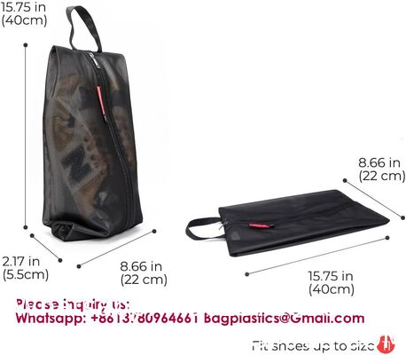 Shoe Bags For Travel, Set Of Pack Shoe Travel Bags For Packing, Large Waterproof Portable Travel Shoe Bag With Zipper Travel Essentials Women For And Men
