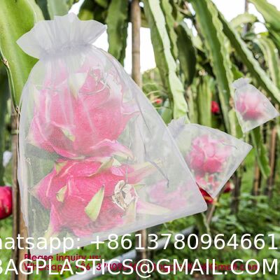 Garden Fruit Protection with Drawstring Reusable Netting Mesh Bags Fruit Netting Bags Fruit Trees Fruit Cover Mesh Bag With Drawstring, Netting Barrier Bags Grapes Mango Fruit Trees Veggies Garden