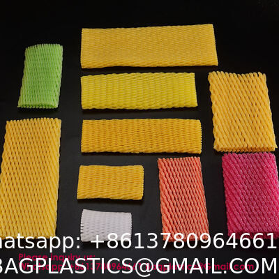 Fruit Foam Mesh Wrap Premium Quality Eco-Friendly Polyethylene Foam Fruit Nets For Fresh Produce Protective Packaging Agriculture Storage Shockproof Foam Protective Cover, Orange, Apple, Pear, Peach