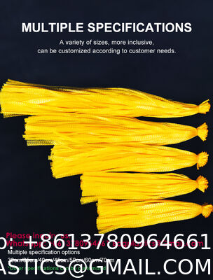 Vegetable net bag fruit vegetable storage bag Best Selling Vegetable And Fruit Packaging Mesh Bags Fruit Nut Packaging Plastic Netting Ginger Plastic Mesh Bags