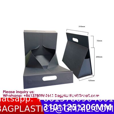 Custom Premium High Quality Custom Logo Rigid Big Collapsible Closure Flip Gift Magnet Foldable Gift Magnetic Box CARDBOARD BOX PAPER BOX KRAFT BOX GIFT BOX