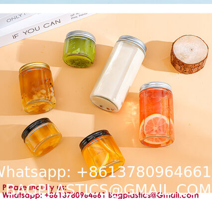 Glass Juice Bottles Pack 16 Oz – Wide Mouth Reusable Bottles With Stainless Steel Lids – Heat-Resistant Borosilicate Glass, BPA Free, Leakproof For Juicing, Smoothies, Milk, Infused Water