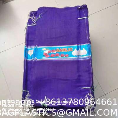 Reusable Drawstring Fresh Produce Thickened Purple Green Large Mesh Plastic Dense Small Mesh Woven Net Bag From China For Packing Chili Radix Pseudostellariae