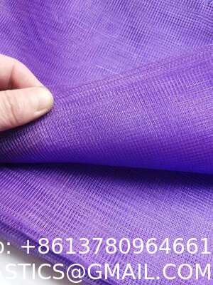 Reusable Drawstring Fresh Produce Thickened Purple Green Large Mesh Plastic Dense Small Mesh Woven Net Bag From China For Packing Chili Radix Pseudostellariae