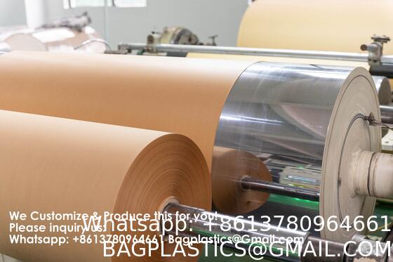 Eco-Friendly Kraft Paper Tape, Biodegradable Kraft Paper Tape, Recyclable Writable Packing Tape, Non-Coated Surface For Masking, Sealing
