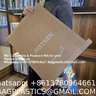 Custom Printed Design Clothing Courier Package Shipping Poly mailer Paper Mailer Biodegradable Kraft Cardboard Mail Envelope Paper Mailing Bag
