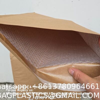 Custom Printed Design Clothing Courier Package Shipping Poly mailer Paper Mailer Biodegradable Kraft Cardboard Mail Envelope Paper Mailing Bag