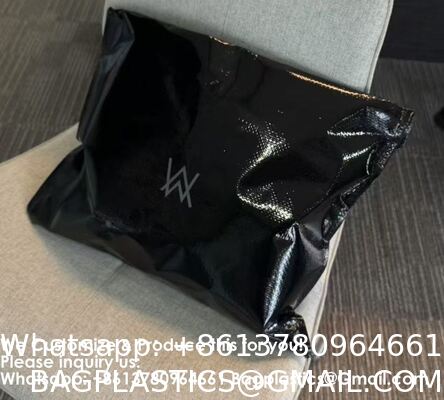 Custom Logo Polypropylene Button Closure Fabric Mailing Bag For Clothes Packaging With 2 Tape And Tear Strip On The Top Envelope Self-Adhesive Bag Express Clothing Small Card Envelope
